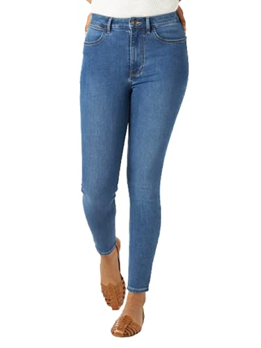 Wrangler Women's High Rise Unforgettable Skinny Jean, Cloud, 8 #TOP16