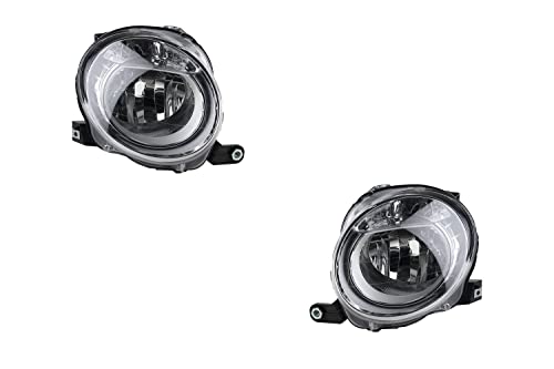 Johns, Scheinwerfer Satz passend für Fiat 500 Scheinwerfer (312) 10/07-06/15 H7 Set links & rechts