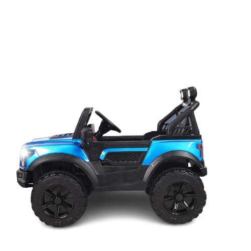 Image of Battery Operated 4x4 Big Size Jeep 12V Battery Jeep Battery Operated Ride On - Blue