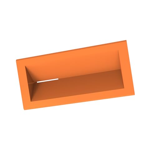 Right-Angle Edge Trimming Guide Cutting Template Tool for Wallpaper, Vinyl Wraps & Crafts – Precision Edge Trimming Tool with Straight Line Marking (Orange)​