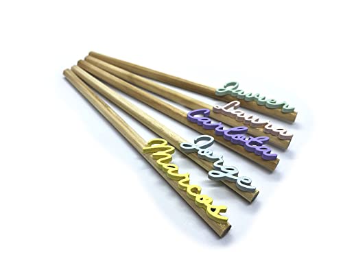 Imagen de Lápices personalizados con nombres. Pack 10