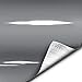 VViViD+ Ultra Gloss Nardo Dark Grey Vinyl Car Wrap Premium Paint Replacement Film Roll with Nano Air Release Technology, Stretchable Protective Cap Liner, Self Adhesive (5ft x 5ft)
