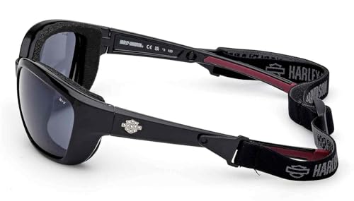 Harley-Davidson Women's Ulta Hot Smoke Sunglasses w/Headstrap, Shiny Black2
