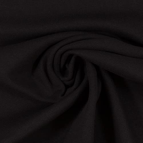 Swafing Heike Tissu à bords côtelés Tissu tubulaire Coupon jersey tubulaire élastique doux fin extensible pour projets DIY comme vêtements pour enfants,...