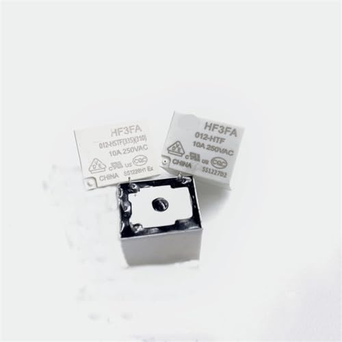 Relé HF3FD 012-HTF 12V subminiatura de 4 pines 10A para placas de circuito impreso PCB