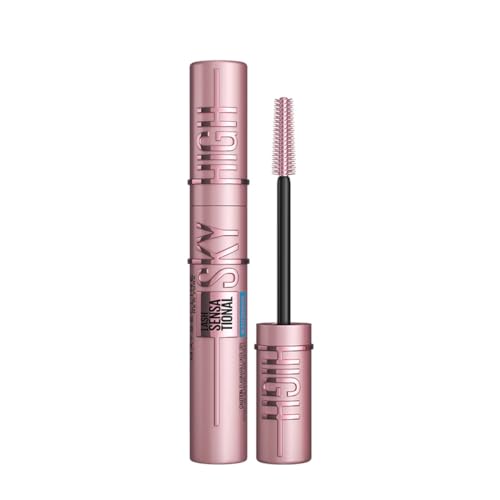 Maybelline New York Lash Sensational Sky High Mascara, Very Black, Lengthening and Volumizing Mascara With Bamboo Extract & Fibres, Ophthalmologist te