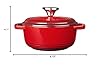 Lodge 1.5 Quart Enameled Cast Iron Dutch Oven with Lid – Dual Handles – Oven Safe up to 500° F or on Stovetop - Use to Marinate, Cook, Bake, Refrigerate and Serve – Red #2