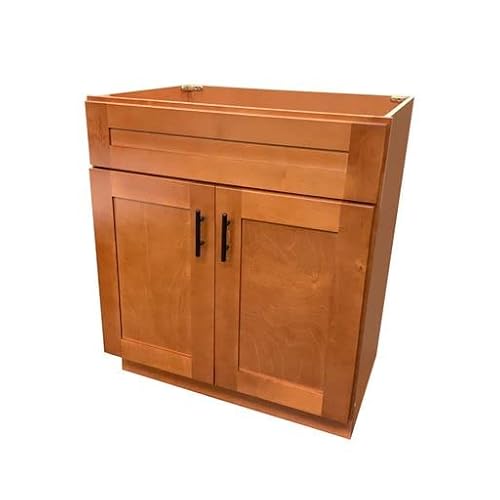 Maple Shaker Sink Base Bathroom Vanity 24"/30"/36" Width (24" Width) #TOP2