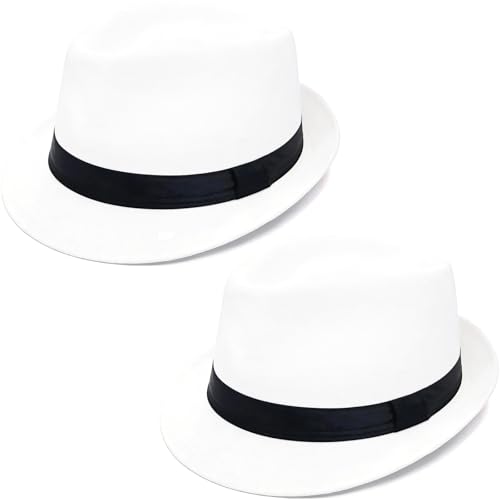 Image of 1920s Men Fedora Hat Cap for Men,Manhattan Hat for 1920s Mens Gatsby Costume Accessories