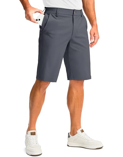 G Gradual Men'S 11 Inch Inseam Stretch Golf Shorts