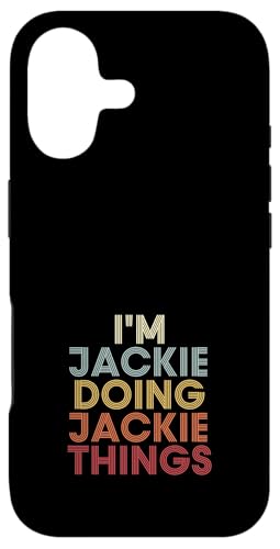 Jackie Name Jackie Personalized Name First Given �X�}�z�P�[�X iPhone 17 �p