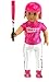 Hot Pink Baseball Uniform with Baseball Bat, Helmet, and Shoes (Doll Not Included) | 18 Inch Doll Clothes