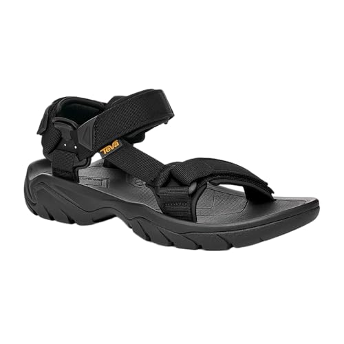 Image of Teva Terra Fi 5 Univ Men's Spider Rubber Quick Dry Sandal Sandals (Black, US 13)