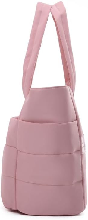 DENGSHANYANG Tote Bag for Women, Lightweight Puffy Tote Bag with Compartments, Quilted Shoulder Bag Handbag for Travel, Work - Image 5
