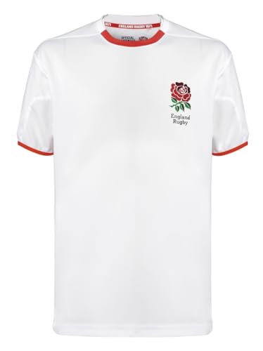 Camiseta oficial de rugby para hombre de la Selección de rugby de Inglaterra, camiseta de rugby para fan de la Selección de rugby de Inglaterra, camiseta casual de rugby de Inglaterra, camiseta de