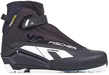 Fischer Men's XC Comfort PRO Nordic Cross Country Ski Boots, Black/White, 43