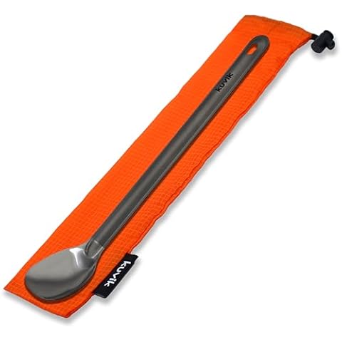 Kuvik Titanium Spoon - Ultralight and Compact for Camping and Hiking Cover