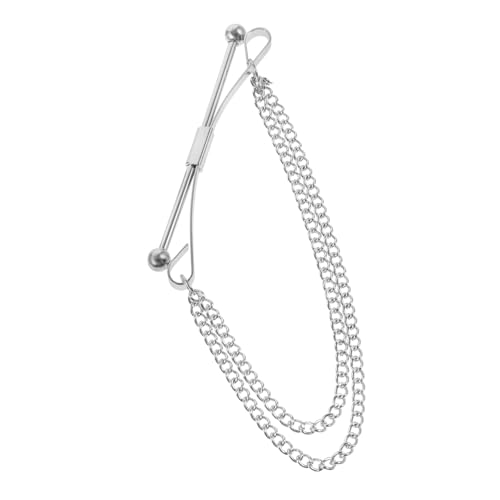 FOMIYES Suit Tie Pin Collar Bar Stays Metal Collar Pins Chain for Men's Dress Shirt Collar
