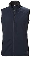 Helly Hansen Women's Paramount Softshell Vest, Navy, Large