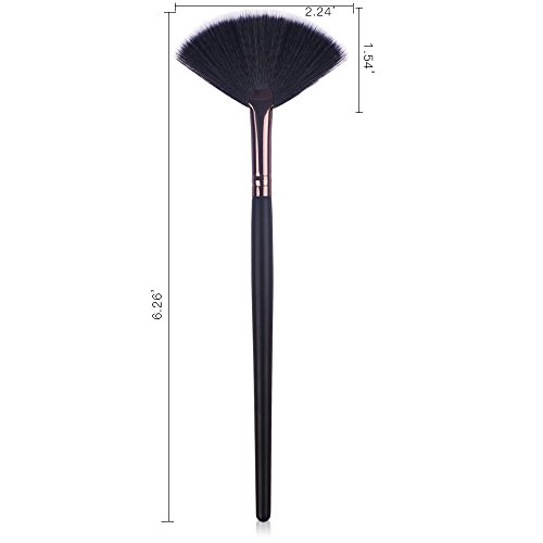 Fan Brush, Blush Brush, Slim Vegan Makeup Brush - Thumbnail 6