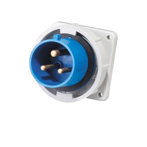 IP67 ���o�[�X�v���O�h���Y�ƍq��v���O����у\�P�b�g�R�l�N�^�h�b�L���O 3 �R�A 4 �� 5 �R�A 16A/32A �n�C�G���h�\�P�b�g(Panel Plug3P 32A)