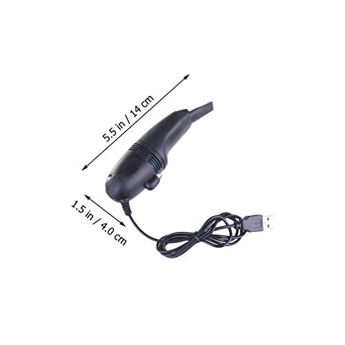 Lurrose Limpador de Teclado 2Pcs Usb Aspirador de PÃ³ de Teclado Mini Limpador de Computador para La