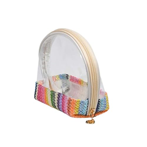 zaoalife Neceser organizador de cosméticos de maquillaje, bolsas de viaje transparentes para artículos de tocador, bolsas de cosméticos transparentes de PVC para mujeres y hombres, bolsa de transporte