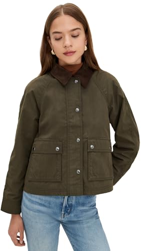 Madewell Women's Waxed Zip-Front Barn Jacket