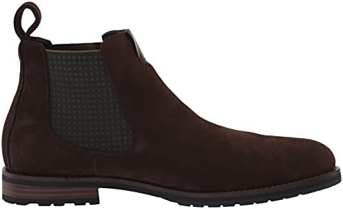 Stacy Adams Men's Osgood Suede Chelsea Boot, Brown, 8 | Image 5