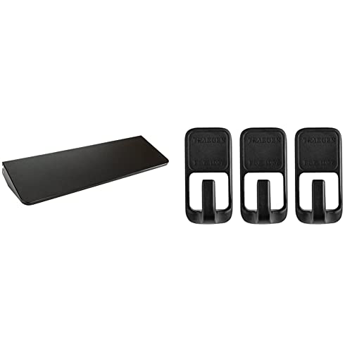Traeger BAC363 34 Series Folding Shelf & Traeger Pellet Grills BAC536 Magnetic Aluminum Tool Hooks Accessory, Black