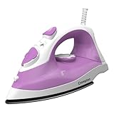 Crompton Fabrimagic Neo 1440 W Steam Iron with 200 ml water tank, Upto 15g /min Steam Output with Vertical Steaming and Non-Stick Soleplate (Blue), 6 Fabric Settings (ACGSI-FABRIMNEO144)