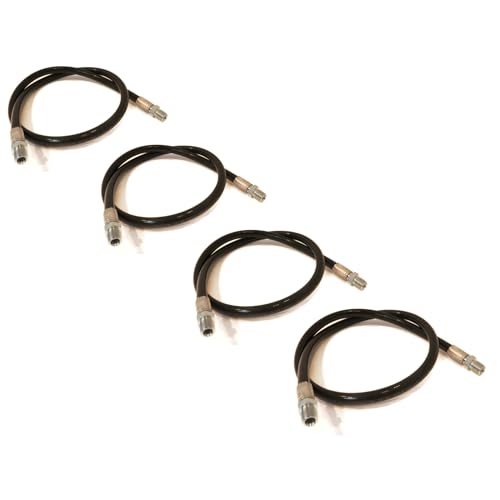The ROP Shop (4) New 1/4" x 38" High Pressure Hydraulic Hose for Western 55020 Fisher 4424