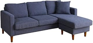 家具350 【カウチソファ】 ソファ ソファー 3人掛け l字 カウチ コーナー ネイビー 131013