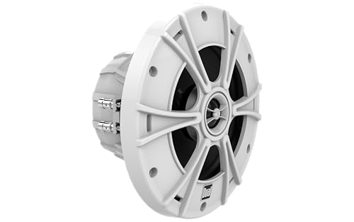 Dual Electronics DMS6525 High Performance 2-Way 6.5" Marine Radio Speakers (Pair) | 480 Watts Peak Power (120 RMS) per Speaker | IPX5 Water Resistant Rating | Corrosion & Rust Protection | White by Dual Electronics - Image 5