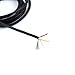 Shielded 3-Conductor Guitar Circuit Wire hookup wire 6-Foot 24 AWG,Black