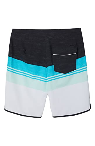 Short O'NEILL Four Square Stretch blanc idéal pour les vacances d'été