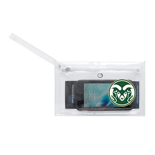 Image of Littlearth - LIWXY NCAA Colorado State Rams Unisex Ncaancaa Ticket Wristlet, Clear, 9 inch by 5.25 inch