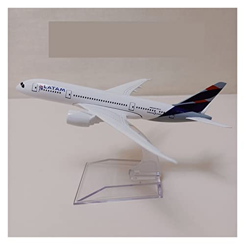 Modèle d'avion Boeing B737 LATAM 787 réplique miniature métal 1/400