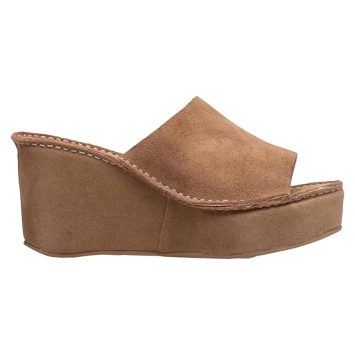 Antelope Women's Wesley Suede Wedge Sandals3