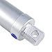 S SYDIEN Air Cylinder 32mm Bore 300mm Stroke Dual Acting Single Piston with Y Connector and 2Pcs Pneumatic Cylinder Quick Fitting (MAL32X300)