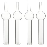 Baluue 4 Stücke Labor Lehre Chemie Ausrüstung Rohre Labor Chemische Glas Trocknung Single- Ball Single School Experiment One- Ball Tube Liefert Ball Air One