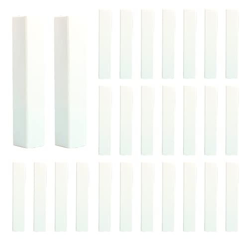 COSIDEA 50 PCS Empty White Lip Gloss Boxes W21 xW21 xH121mm / 0.83*0.83*4.76 inch, Cosmetic Perfume / Mascara Box Packaging for Small Business Wholesale, small Kraft Paper Box Luxury Holder Wrapping