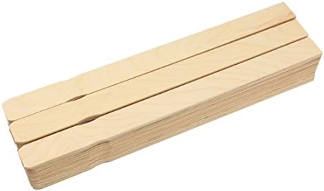 Birchwood Paint Stir Sticks,Mixer Paddles,14 Inch Craft Sticks,50 pcs