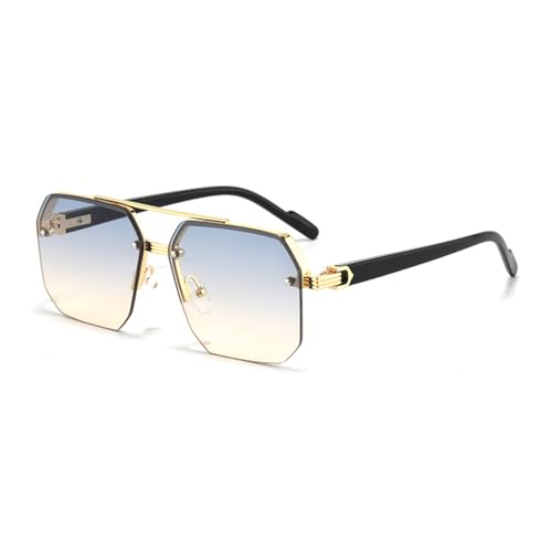 Lunettes sans cadre à double pont idéales pour vos terrasses et sorties ensoleillées