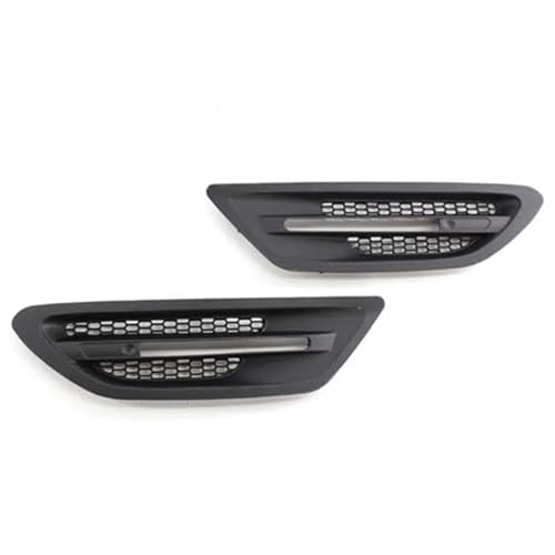 Conducto Aire Automotriz Para serie 5 para F10 para M5 2011-2016 cubierta embellecedora parrilla guardabarros lateral rejillas entrada ventilación aire 51137903879 51137903880(Matte Black)