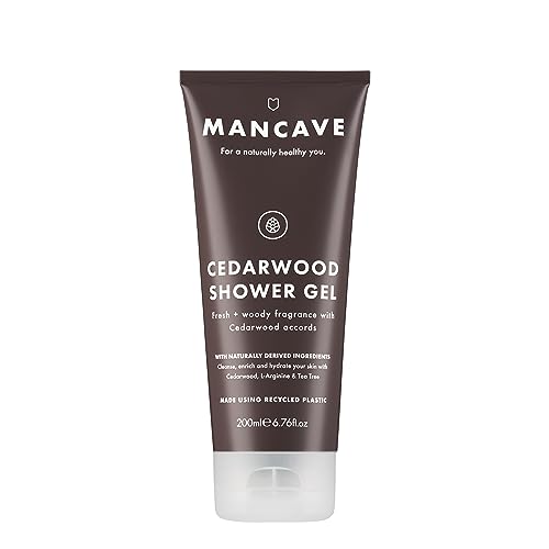 ManCave Natural Cedarwood Shower Gel 200ml