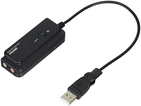 Ibuffalo Usb Ljudkabel Usb A Till 3 5 Mm Stereo Minikontakt Svart Bshsau01bk Stereoheadset Kan Anvandas I Mac Ps3 Amazon Se Elektronik