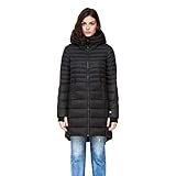 Soia & Kyo Women's GEANA Ladies Down Coat, Wide Hood, Black, M