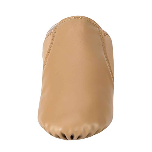 Linodes Pu Leather Jazz Shoe Slip On Dance Shoes For Girls And Boys (Toddler/Little Kid/Big Kid)-Brown-10.5M #TOP2