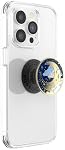 PopSockets PopGrip: Phone Grip and Phone Stand, Collapsible, Swappable Top, Enamel Fly Me to The Moon